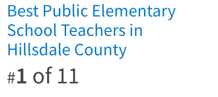 Will Carleton Academy was ranked as the best public elementary school teachers in the county.